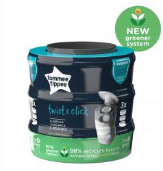 Tommee Tippee Ctn Twist & Click cserepatronok (3 db) (510075)