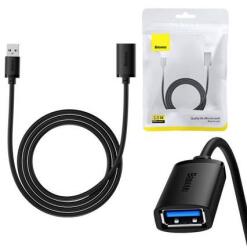 Baseus USB-A 3.0 anya - USB-A apa kábel 1.5m fekete (B00631103111-02) (B00631103111-02) (B00631103111-02)