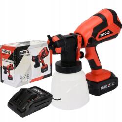 TOYA YT-82765 Festőpisztoly 18V Akkumulátoros +4Ah 1L/min (YT-82765 YATO)
