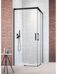Radaway Idea Black KDD szögletes fekete zuhanykabin 80 cm (csak a jobbos fél) 387061-54-01R (387061-54-01R) - benedekszerelveny