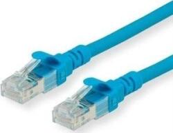 Roline 21.15. 2642 RJ45 Hálózati kábel, patchkábel CAT 6 S/FTP 2.00 m Kék Kettős árnyékolás, Halogénmentes, Lángálló 1 db (JAB-3407473) (JAB-3407473)