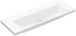 Villeroy & Boch Subway 3.0 - Mosdókagyló 1300x470 mm, túlfolyó nélkül, keverőnyílás nélkül, CeramicPlus, alpesi fehér 4A70D3R1 (4A70D3R1)