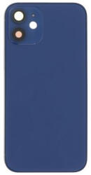 Apple iPhone 12 Mini középső keret, akkufedél (hátlap) kamera lencsével, sim kártyával és mágneses gyűrűvel, kék (EU verzió, OEM)