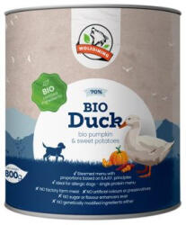 Farkaskonyha párolt menü kutyáknak adult bio kacsa 800g