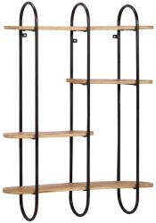 vidaXL fali polc 90x20x116, 5 cm tömör nyersfa Mango (373635) - vidaxl