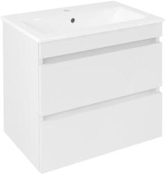 SAPHO EZARA mosdótartó szekrény, 58x54x39cm, fényes fehér (EZ592-3030) (EZ592-3030)