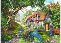 Ravensburger 12000131 - Down the Lane - Flower Hill Lane - 1000 db-os puzzle (12000131)