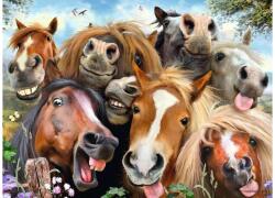 Ravensburger 12000499 - Selfies - Mókás lovak - 500 db-os puzzle (12000499)