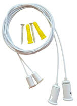 ANRO LED Profile Függesztő sodrony LED profilhoz (1.5 méter) fehér (LP411W-CLIP)