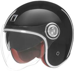 Nox Premium Cască de motocicletă NOX PREMIUM Heritage open face neagră (AIM140-2632)