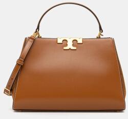 Tory Burch bőr táska Eleanor barna, 137312-201 - barna Univerzális méret