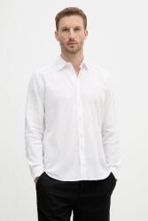 Sisley len ing galléros, fehér, regular, 51FCSQ03G - fehér XL