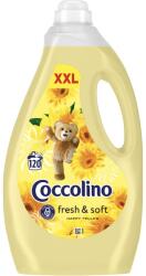 Coccolino Fresh and Soft Happy Yellow öblítőkoncentrátum 120 mosás 3 L