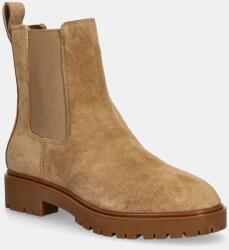 Lauren Ralph Lauren magasszárú cipő velúrból Allyson - barna Női 41