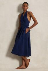 Ralph Lauren ruha sötétkék, midi, harang alakú, 211969146 - sötétkék 38