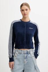adidas Originals kardigán Fluffy Cardigan sötétkék, JW3644 - sötétkék S