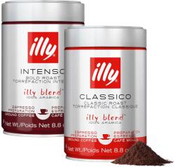 illy Cafea măcinată mix Illy Intenso + Illy Espresso 500g