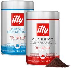 illy Mix de cafea Illy Decofeinizată + Illy Espresso măcinată 500g