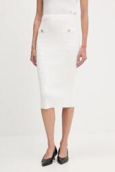Guess szoknya EVANGELINE fehér, midi, ceruza fazonú, W5YD66 Z0130 - fehér XL