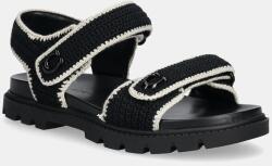 Coach szandál Brynn Crochet Sandal fekete, CBO18 - fekete Női 38
