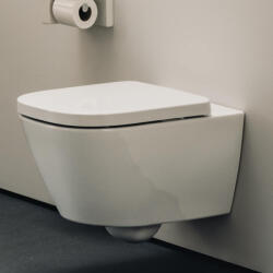 Laufen Meda perem nélküli porcelán fali WC csésze 36x54 cm, matt fehér H8201107570001 (H8201107570001)