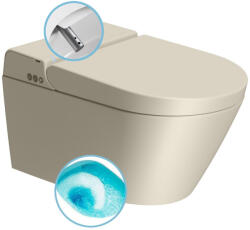 SAPHO GSI WCLEAN fali kerámia WC integrált bidéfunkcióval 59x38 cm, dual matt kréta 7418K08 (7418K08)