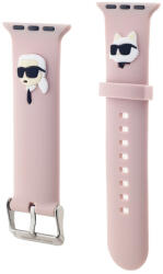 Karl Lagerfeld Karl and Choupette Head NFT Apple Watch 42/44/45/46/49 szíj, rózsaszín (KLAWLSLKCNP) - speedshop