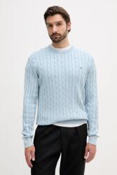 Tommy Hilfiger pamut pulóver könnyű, MW0MW39524 - kék XL - answear - 61 990 Ft