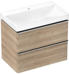 Hansgrohe Xelu Q 780/475 2 fiókos mosdószekrény mosdóval, króm fogantyú/természetes tölgy 54376000 (54376000)