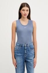 Tommy Jeans pamut top bézs, DW0DW21369 - kék L