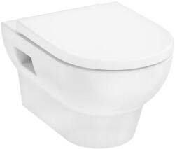 Hansgrohe GladeLake S fali kerámia WC csésze AquaChannel Flush öblítéssel és SoftClose WC ülőkével, fehér 60309450 (60309450)