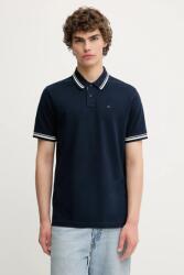 Tommy Jeans pamut póló sötétkék, sima, DM0DM21846 - sötétkék M