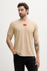 HUGO pamut póló fehér, nyomott mintás, 50447978 - zöld S - answear - 16 990 Ft