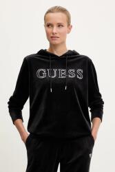 GUESS felső COUTURE fekete, nyomott mintás, kapucnis, V4RQ25 K0232 - fekete XS