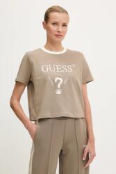 Guess pamut póló FILANTA bézs, V5GI18 I3Z14 - bézs XS - answear - 18 990 Ft