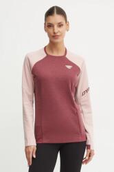 DYNAFIT sportos pulóver 24/7 Polartec piros, mintás, 08.0000071509 - piros S