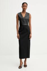 HUGO BOSS ruha gyapjú keverékből - fekete 34