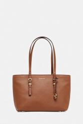 MICHAEL Michael Kors bőr táska QUINN barna, 30T5GQNT2L - barna Univerzális méret