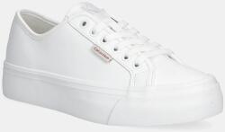Calvin Klein sportcipő VULC FLATFORM LTH - fehér Női 40