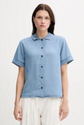 Benetton ing galléros, relaxed, 5KHNDQ0BW - kék XL