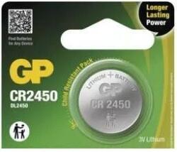 GP Batteries CR2450 3V Lithium gombelem bl/5 (GP-CR2450)