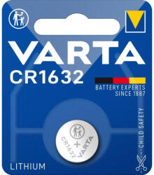 VARTA CR1632/1BP 3V Lithium gombelem (Varta-CR1632-06632)