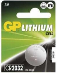 GP Batteries CR2032/5 Lithium 3V gombelem (GP-CR2032)