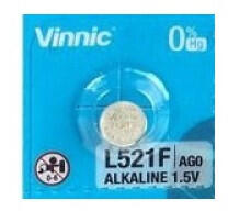 Vinnic L521F/10 AG0 179 1, 5V Alkaline gombelem (Vinnic-LR521F-10)