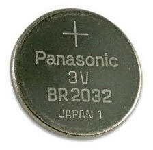 Panasonic BR2032 DL2032 ECR2032 ML2032 OEM Lithium 3V gombelem (Panasonic-BR2032-OEM)