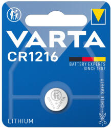 VARTA CR1216 lithium gombelem 3V (Varta-CR1216)