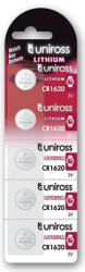 Uniross CR1620 3V lítium gombelem bl/5 (U5CR1620)