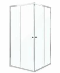 Geberit zuhanykabin KO First 90x90cm szögletes tolóajtós króm/üveg (ZKDK90222003) (ZKDK90222003)
