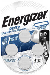 Energizer CR2032/4BP ULTIMATE Lithium 3V gombelem (Energizer-ULTIMATE-CR2032-4)