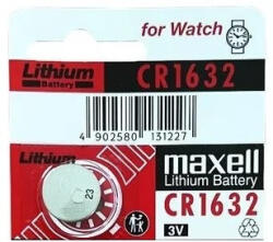 Maxell CR1632 3V Lithium gombelem (Maxell-CR1632-5BP)